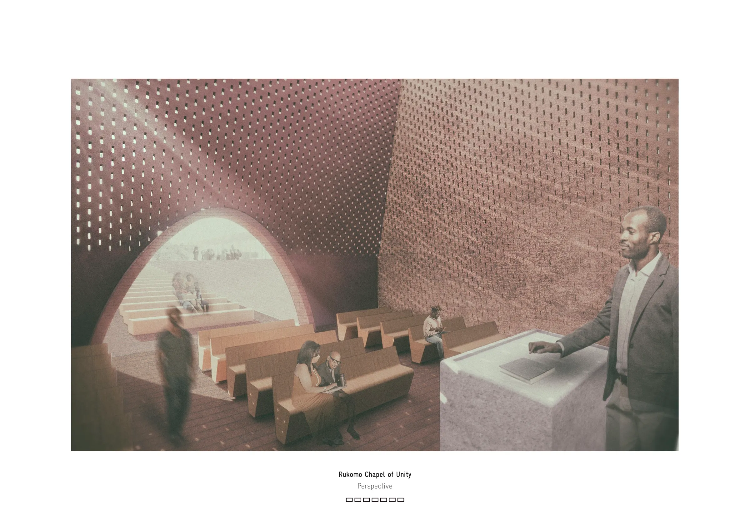 rukomo chapel of unity, sakralbau, rukomo, ruanda — ansicht 1