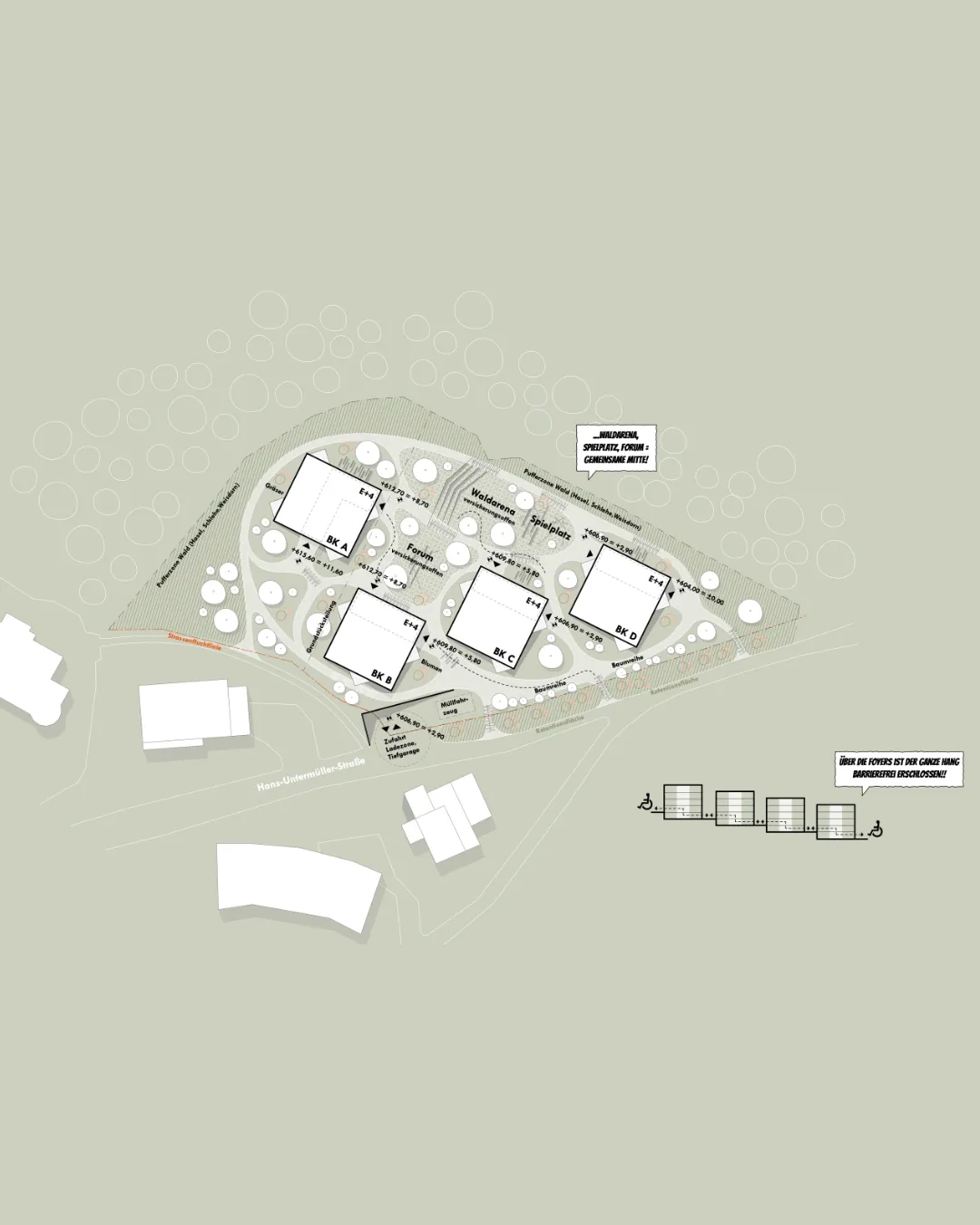 hans, der aus der reihe tanzt, residential, innsbruck, tyrol — ansicht 1
