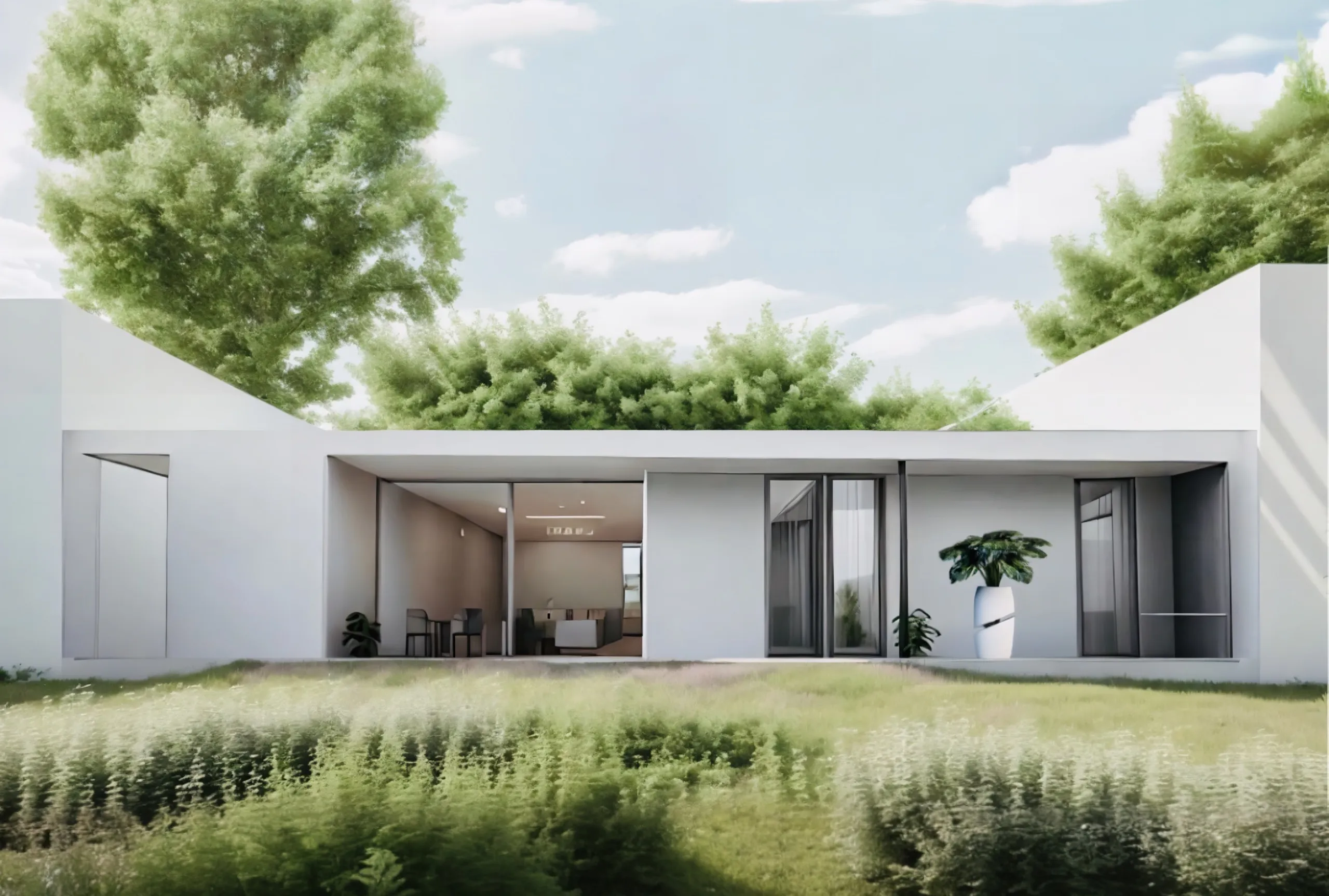 patio house, residential, eckartsau, lower austria — ansicht 3