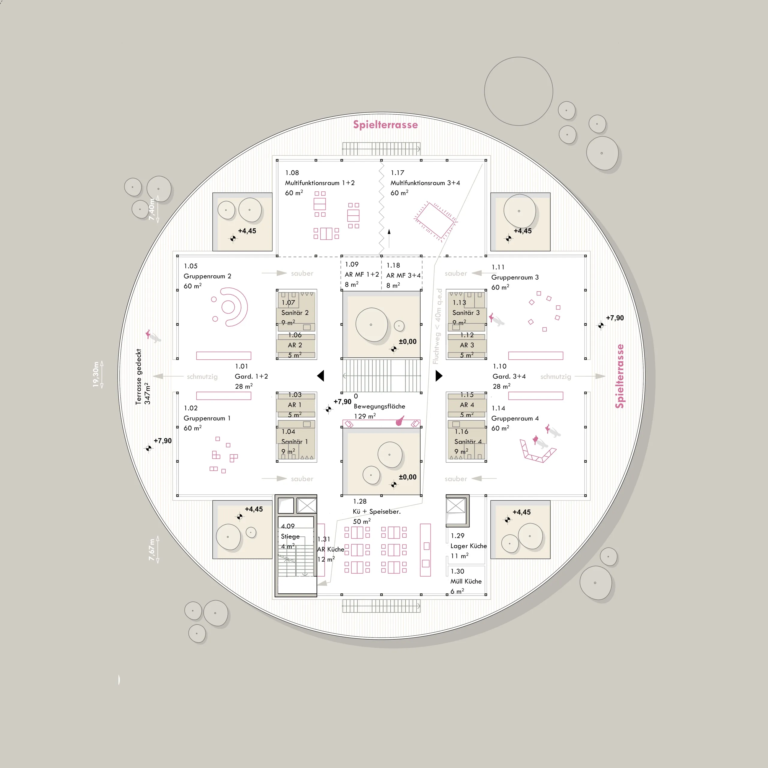 kindergarten koppl, bildungsbau · wohnbau, koppl, salzburg — ansicht 3