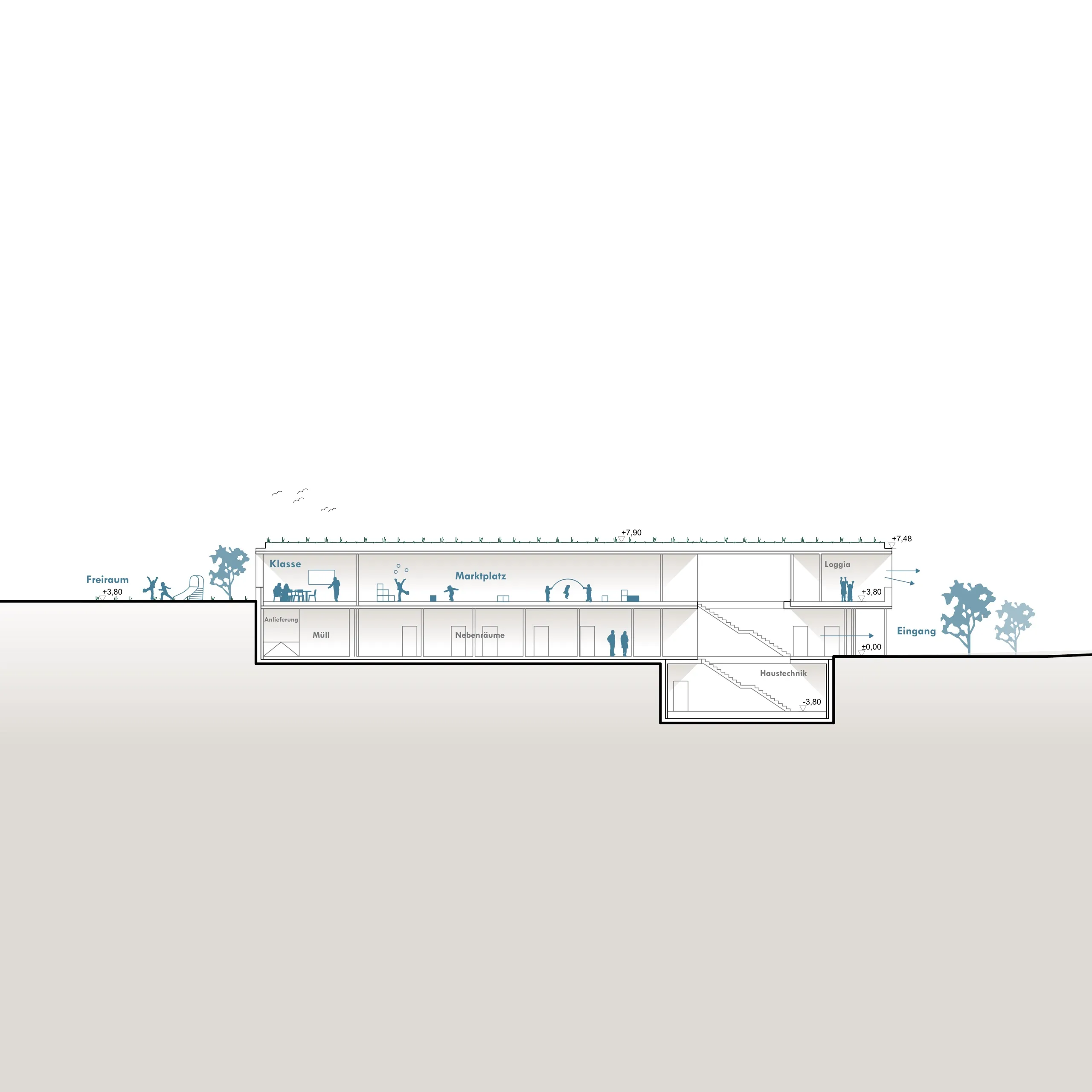 volksschule stattegg, bildungsbau, stattegg, steiermark — ansicht 4