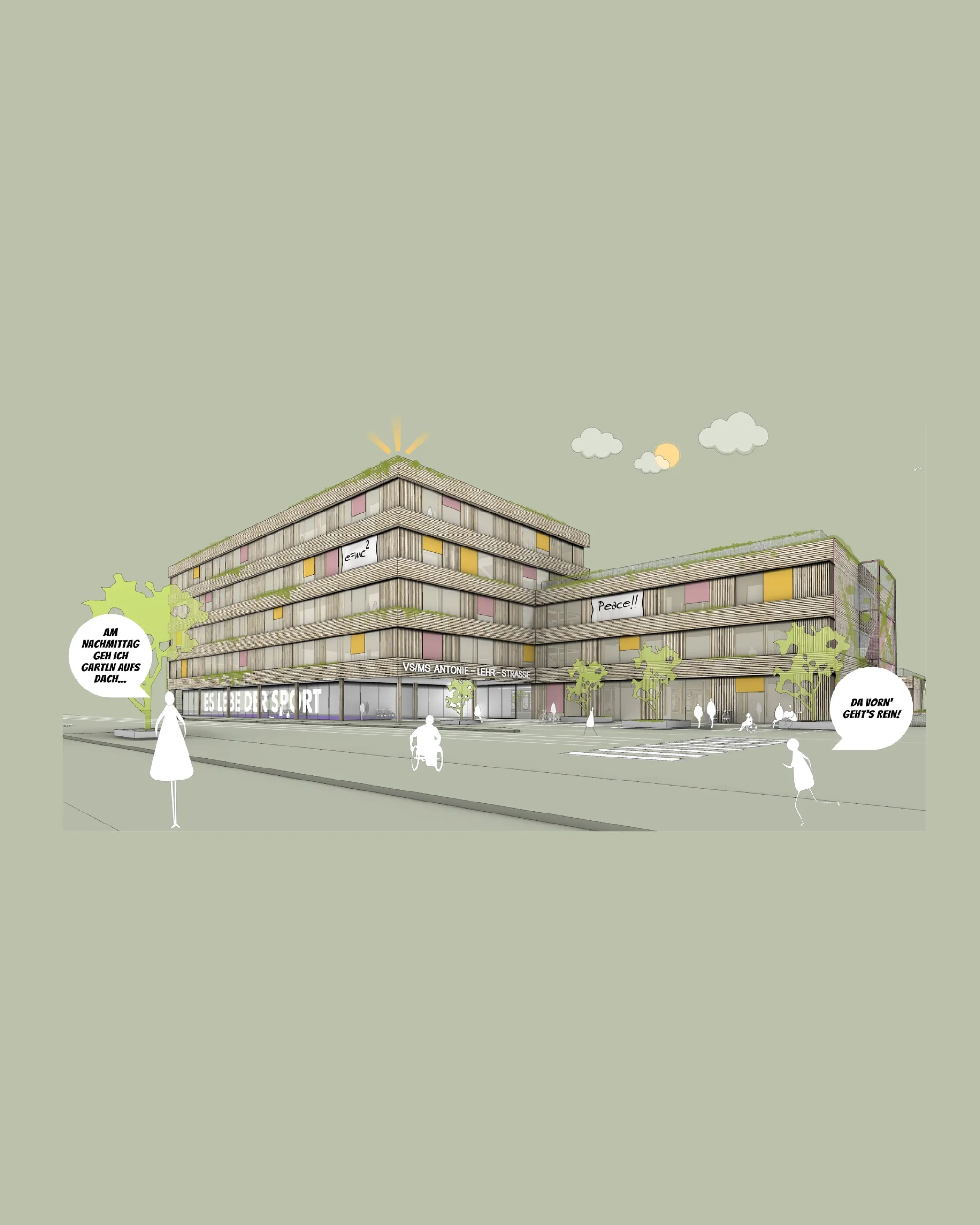 dona hill, bildungsbau, wien — ansicht 1