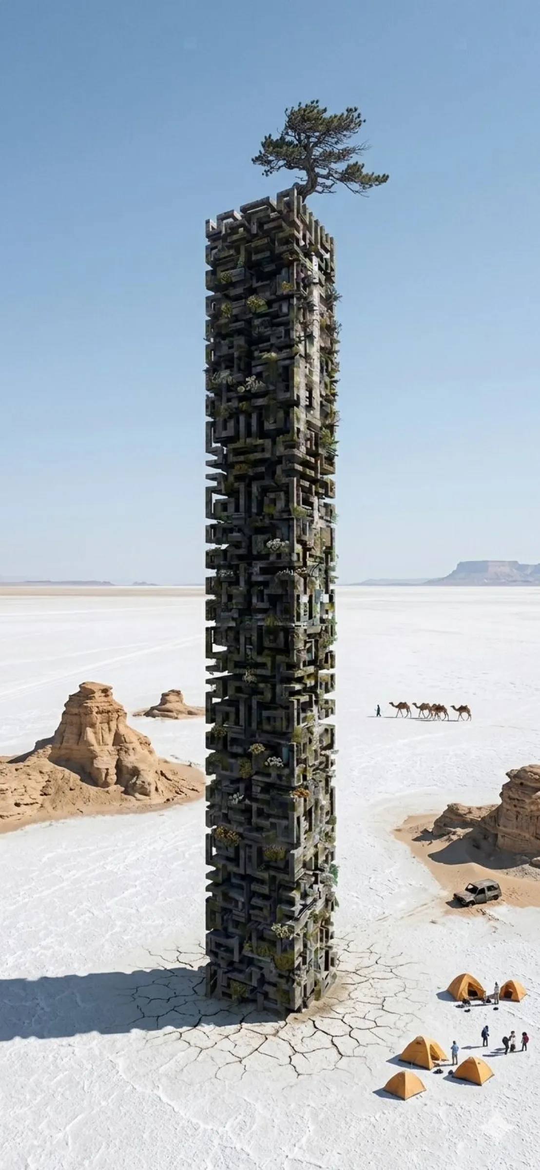 hilberts tree of equality, vision · hochhaus, überall — ansicht 2